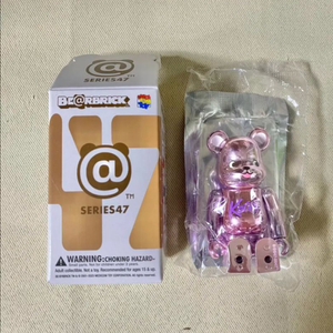 베어브릭 47탄 케이티 시크릿 곰돌이 핑크 피규어 굿즈 슈시 홀박스 정규 이미지