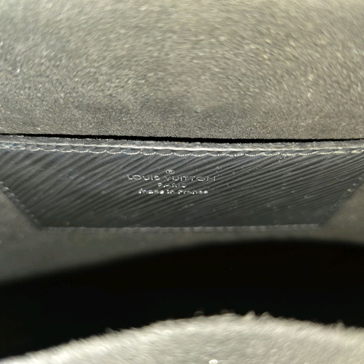 루이비통 트위스트 MM 블랙 에피 가죽 은장--7