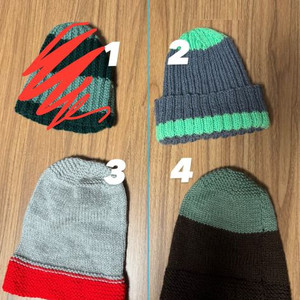 유럽 프랑스구매 비니 4종