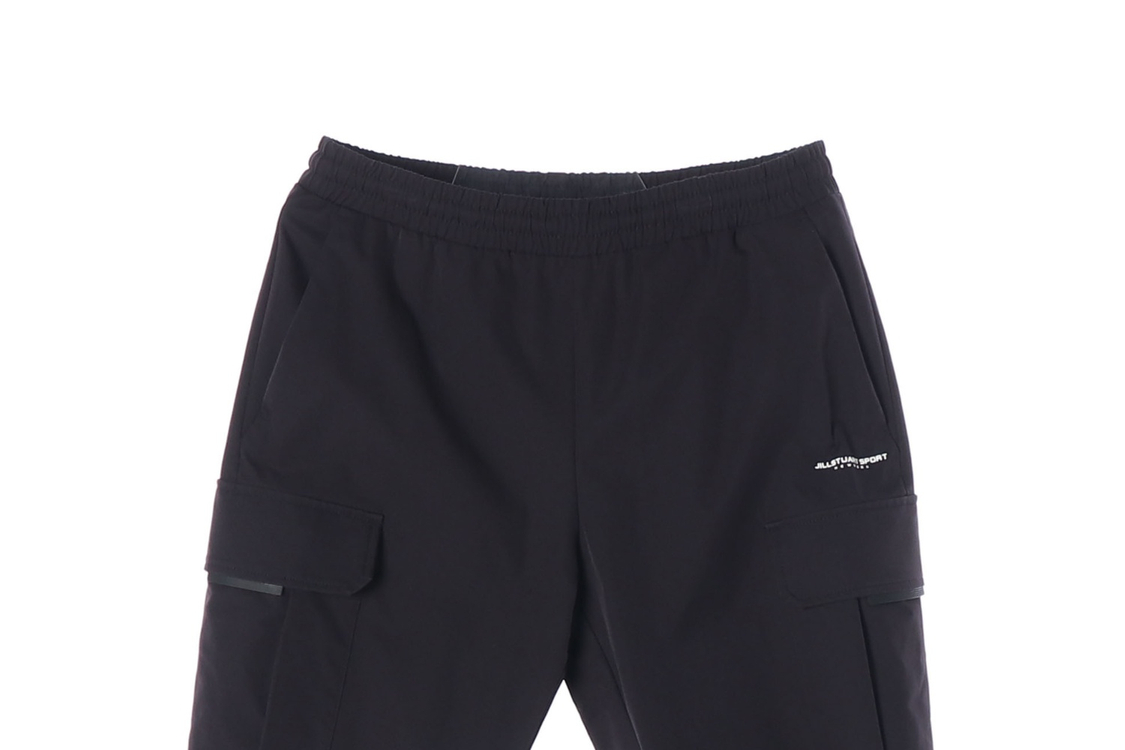 질스튜어트 스포츠 블랙 밴딩 카고 조거 팬츠 바지 M--2