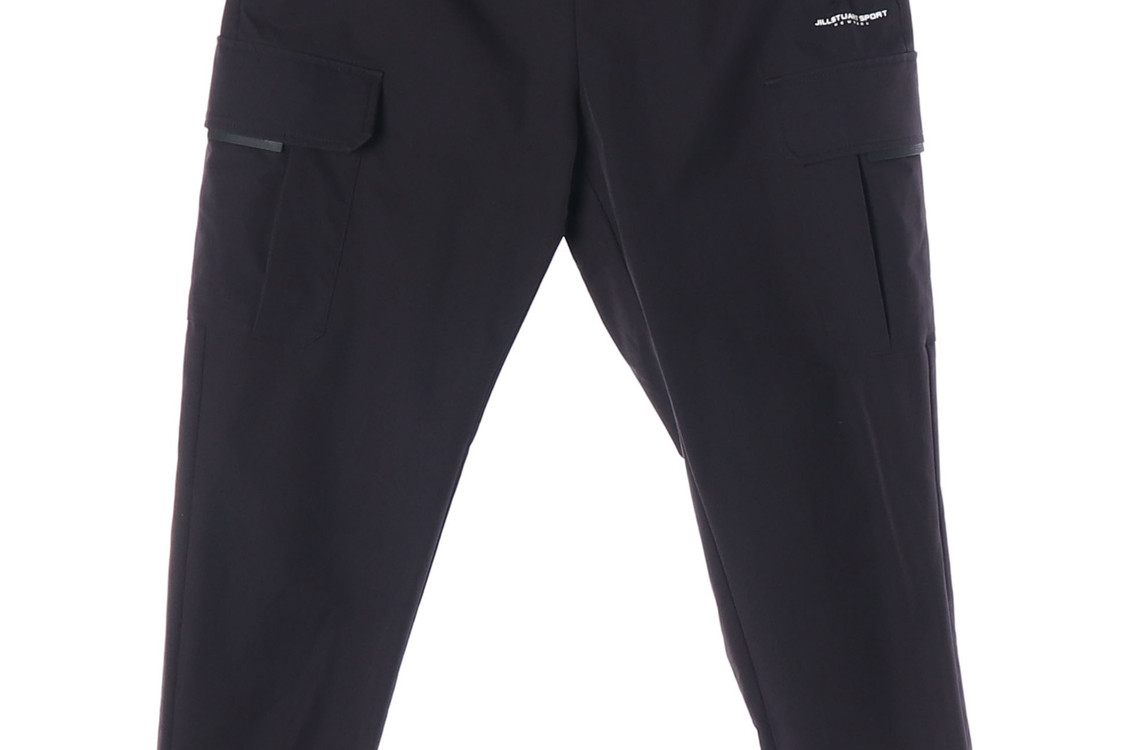 질스튜어트 스포츠 블랙 밴딩 카고 조거 팬츠 바지 M--3