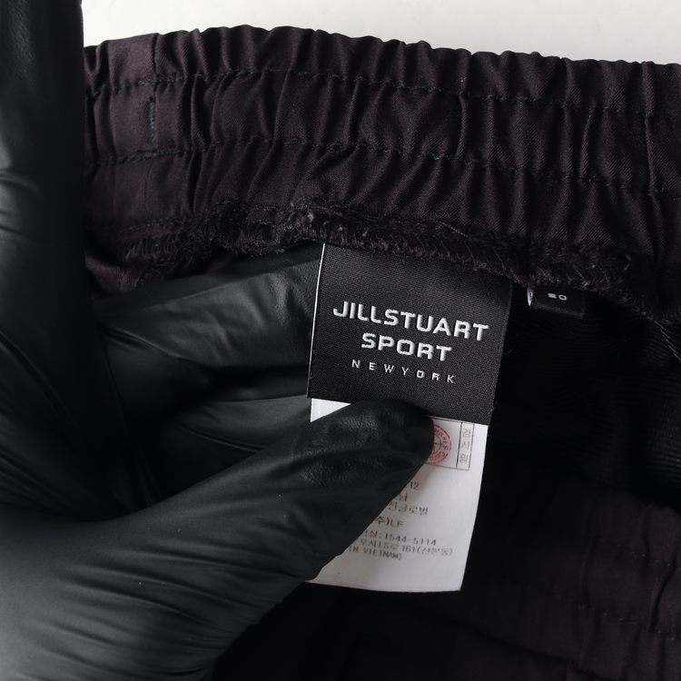 질스튜어트 스포츠 블랙 밴딩 카고 조거 팬츠 바지 M--5