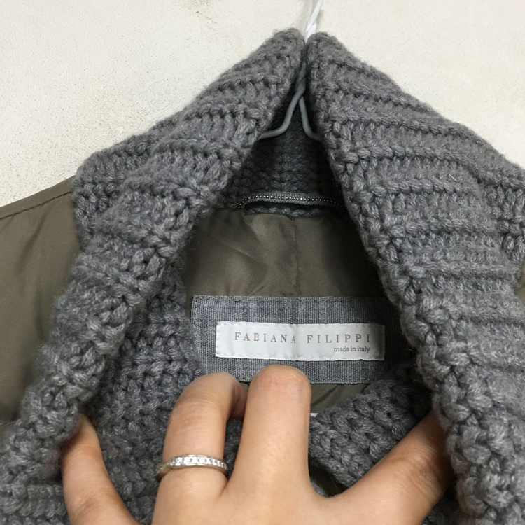 파비아나필리피 니트 구스 패딩 55--2