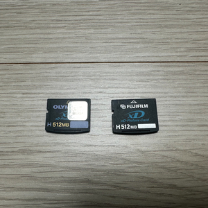올림푸스,후지필름 XD카드 512MB H타입 메모리카드 판매합니다