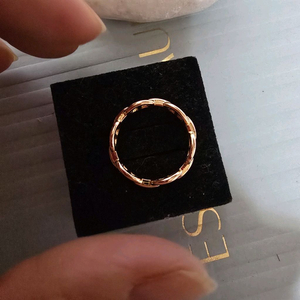 18k핑크골드 반지