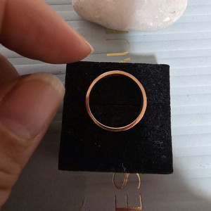 18k핑크골드 반지