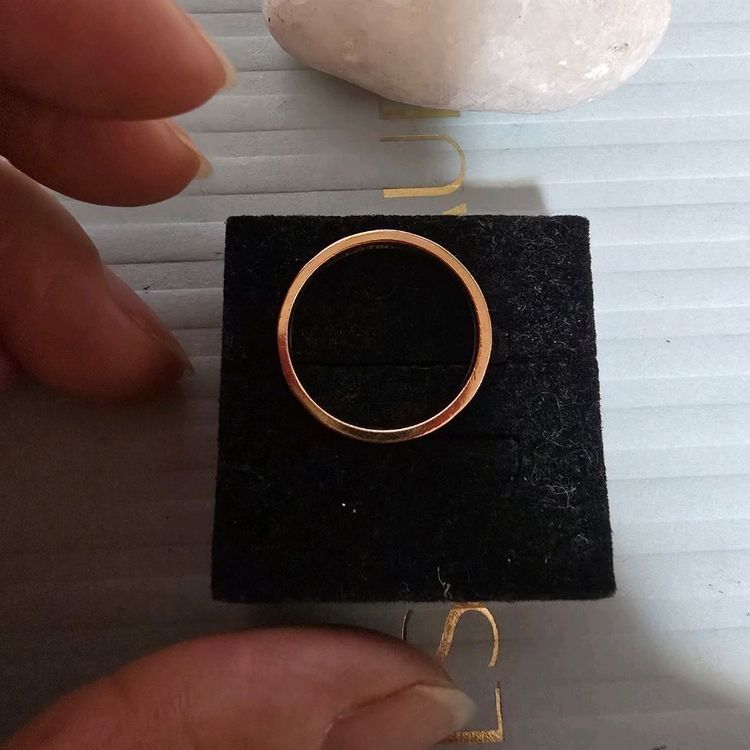 18k핑크골드 반지--1