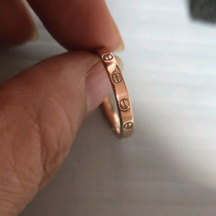 18k핑크골드 반지--6