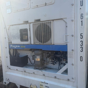 40피트 냉장 컨테이너 저온창고용도로 사용가능 이미지