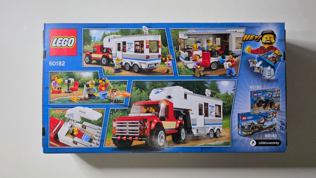 [미개봉 정품] 레고 시티 60182 픽업트럭과 캐러밴 / 60117 밴과 캠핑 트레일러 판매 이미지