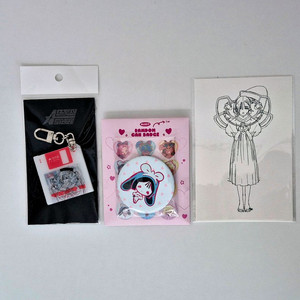 공식 에이스테 수아 미개봉 디스크키링 캔뱃지 특전 엽서 에일리언스테이지 이미지