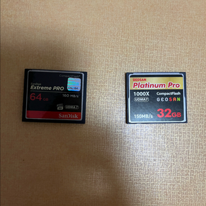CF카드 64gb, 32gb