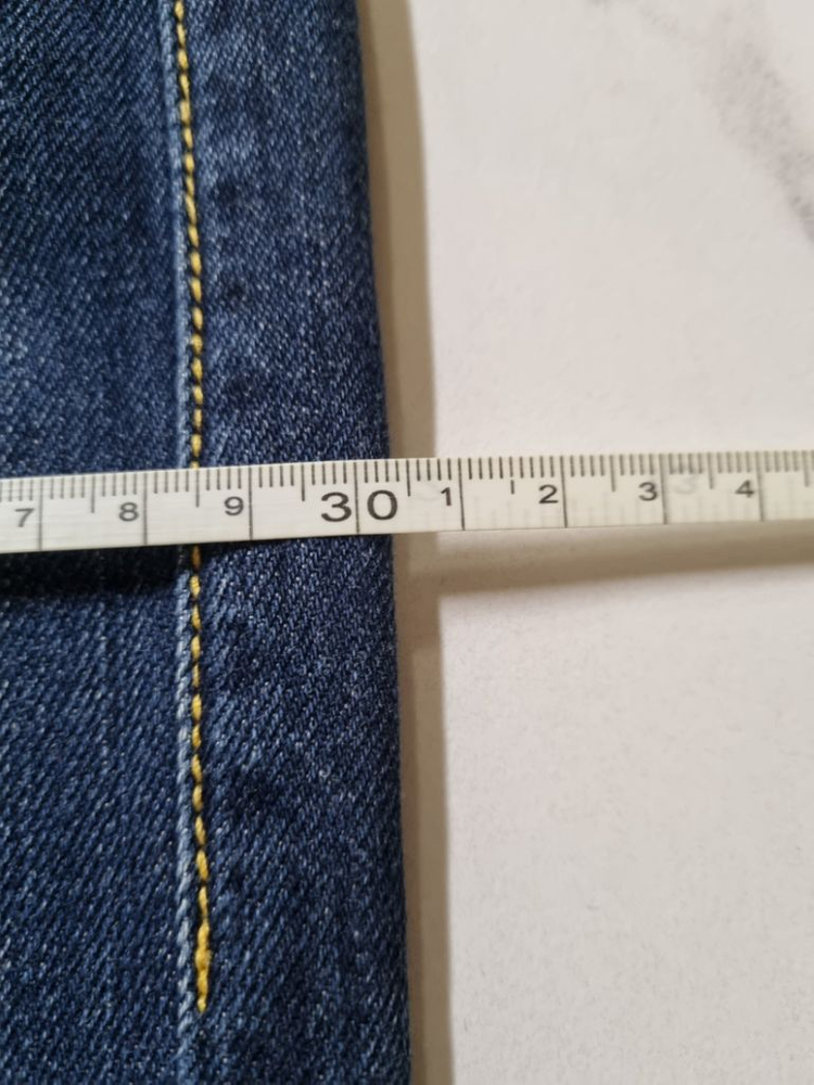 32)리바이스 523 워싱 데님 생지 일자청바지 이미지