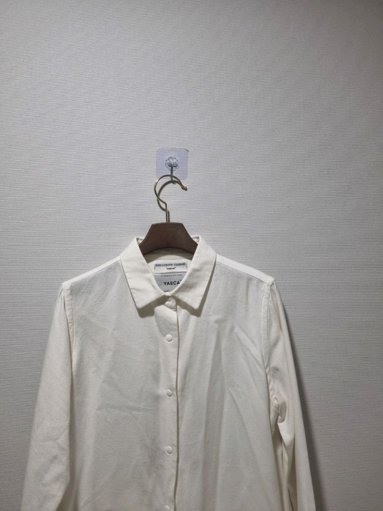 야에카 YAECA 화이트 코튼 셔츠 S 이미지