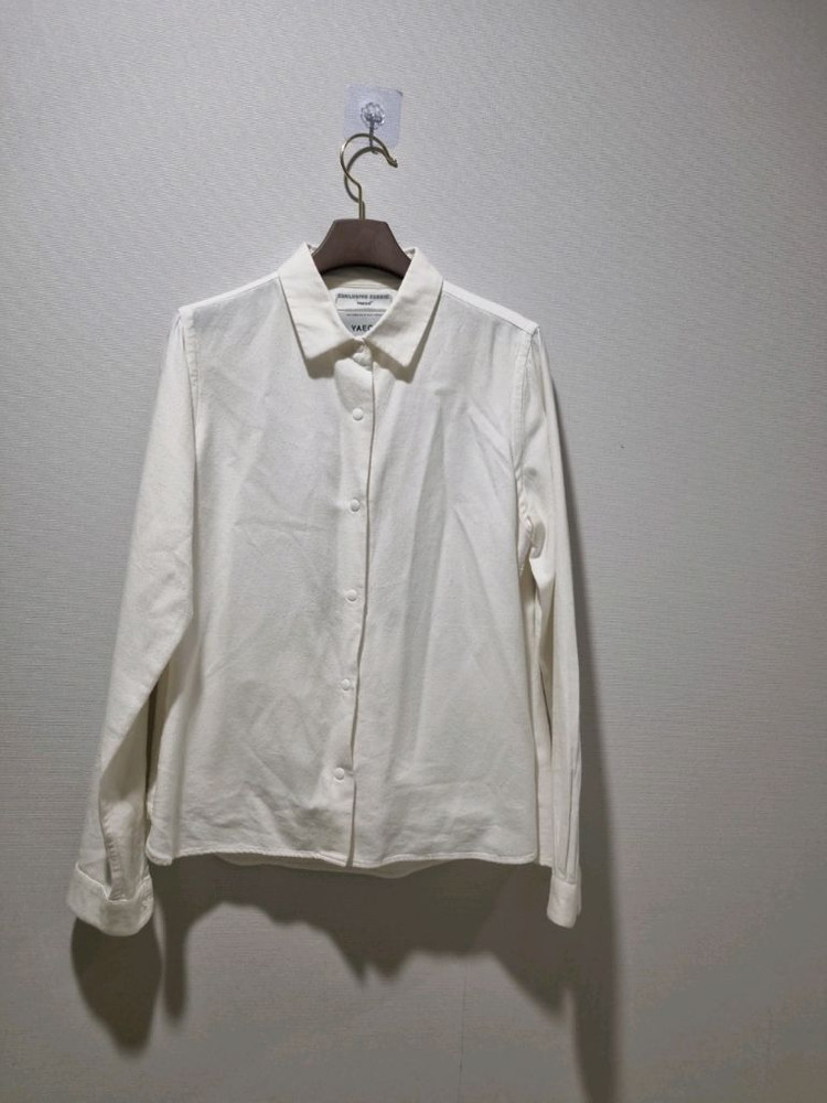 야에카 YAECA 화이트 코튼 셔츠 S 이미지