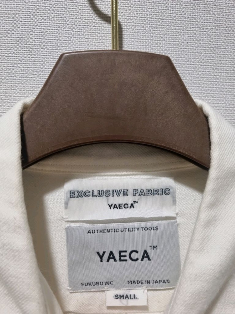 야에카 YAECA 화이트 코튼 셔츠 S 이미지