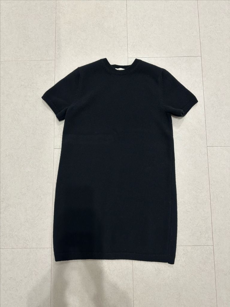 파사드패턴 원피스 90s 블랙 m 파사드패턴 니트원피스--1