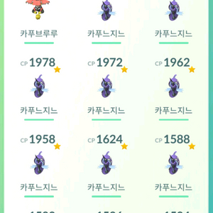 포켓몬고 카푸 시리즈 대량판매