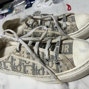 디올 오블리크 운동화 그레이 정품 이미지