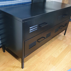 마켓비 MKB 철제 캐비넷 4단 서랍장 수납장(블랙)