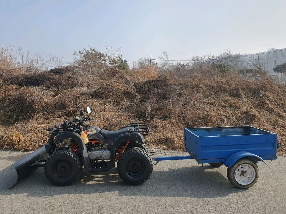 카요 au180 제설 및 추레라 포함 이미지