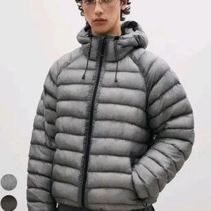 L) 수아레 경량패딩 라이트 시어쉘 패딩 점퍼 그레이