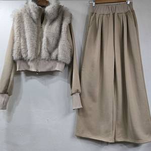 새상품) 퍼 집업 트레이닝복 세트