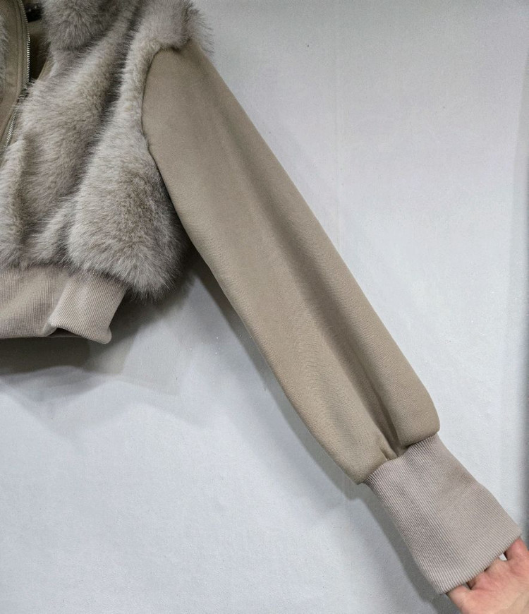 새상품) 퍼 집업 트레이닝복 세트--3