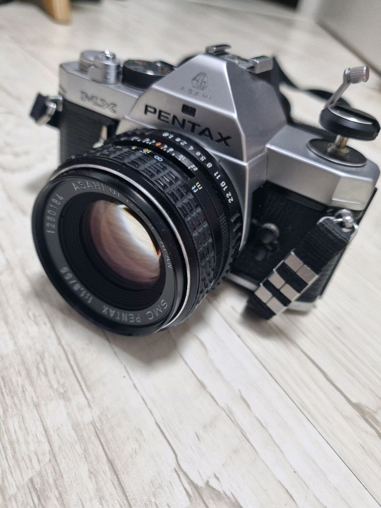 펜탁스MX필름카메라 +smc55mmf1.8 렌즈 세트--9