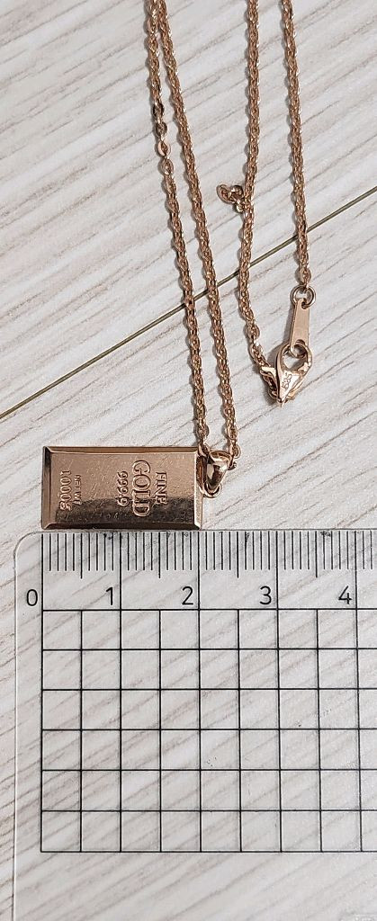 14k 로즈골드 목걸이--3