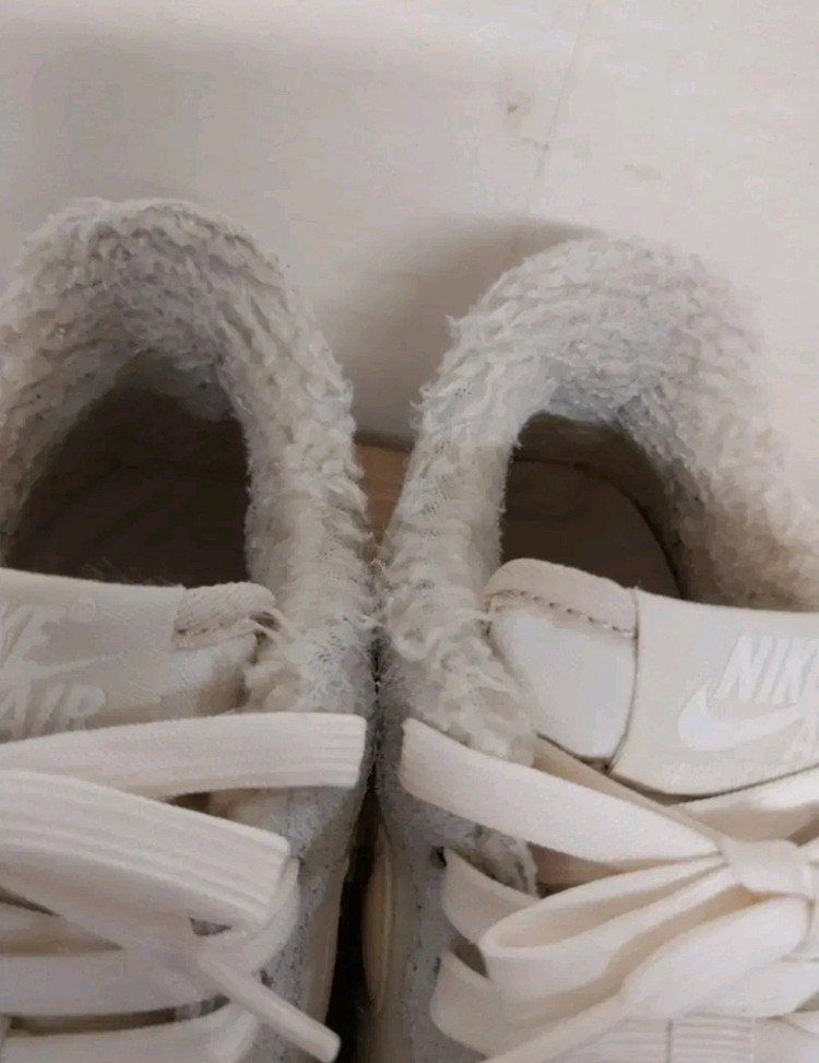 여성 나이키 에어포스 LV8 포톤 더스트 캐시미어 플리스 운동화 (240--6