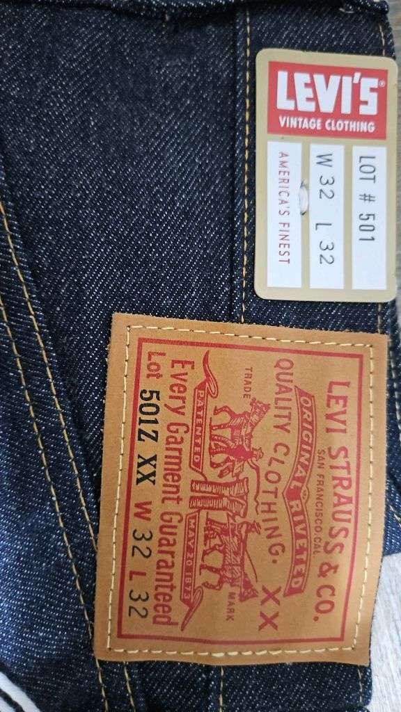 리바이스 LVC 1954 501 리지드 32x32--3