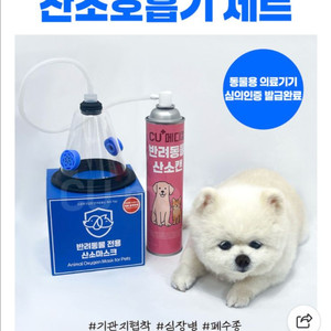 고양이 산소마스크+응급키트(가이드북,구조 팻말,카드)+집사의 매뉴얼 이미지