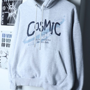 (M-L) 제멋 후드티셔츠 빅로고 멜란지 기모 이미지