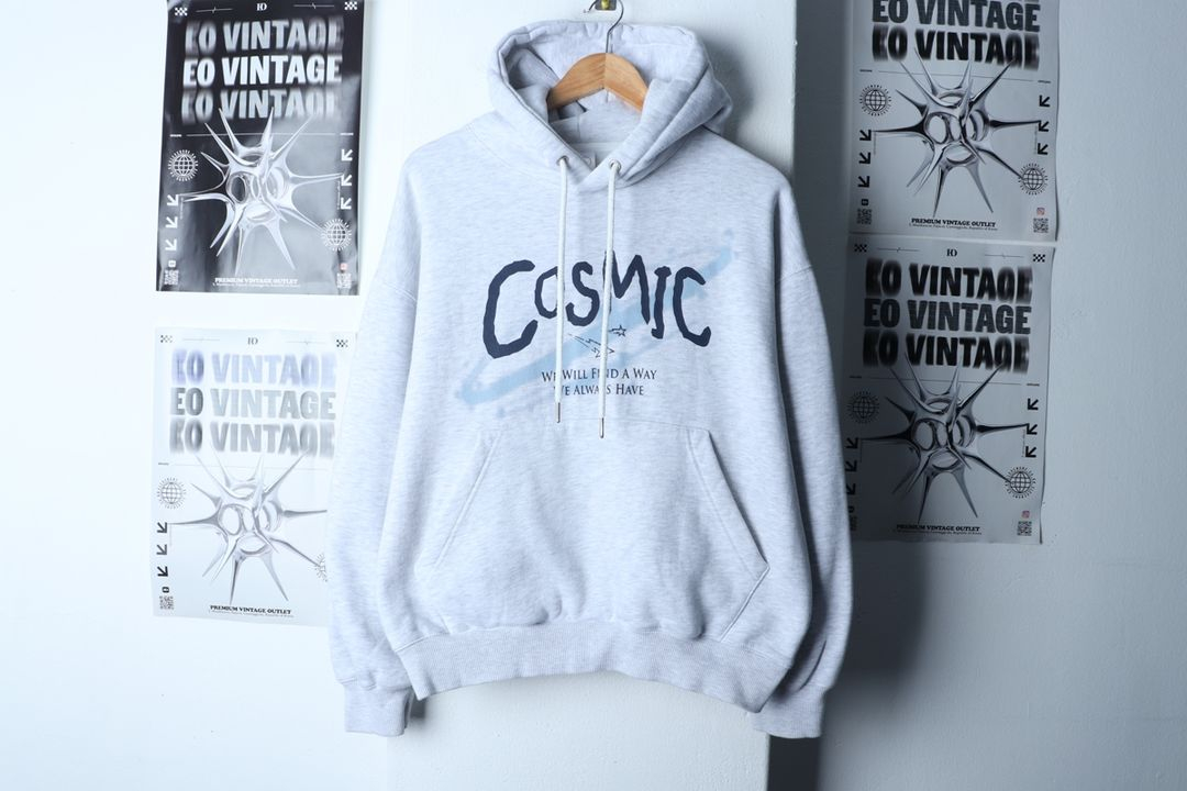 (M-L) 제멋 후드티셔츠 빅로고 멜란지 기모 이미지