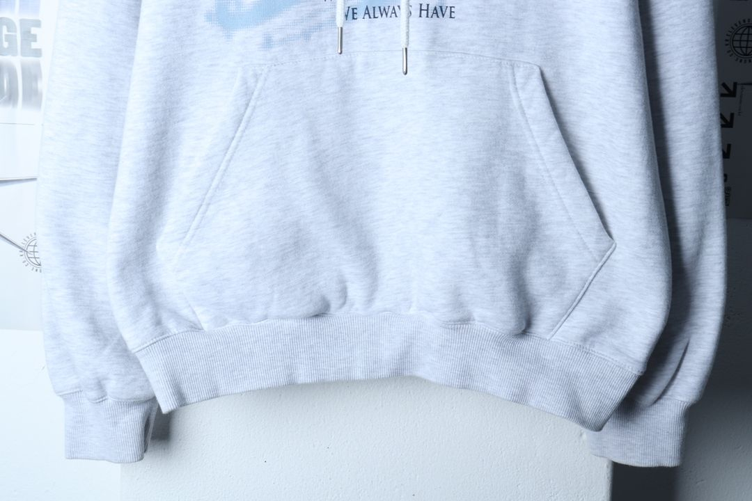 (M-L) 제멋 후드티셔츠 빅로고 멜란지 기모 이미지