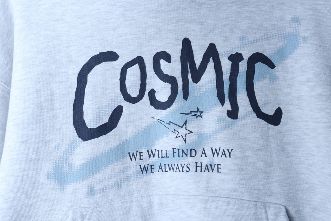 (M-L) 제멋 후드티셔츠 빅로고 멜란지 기모 이미지