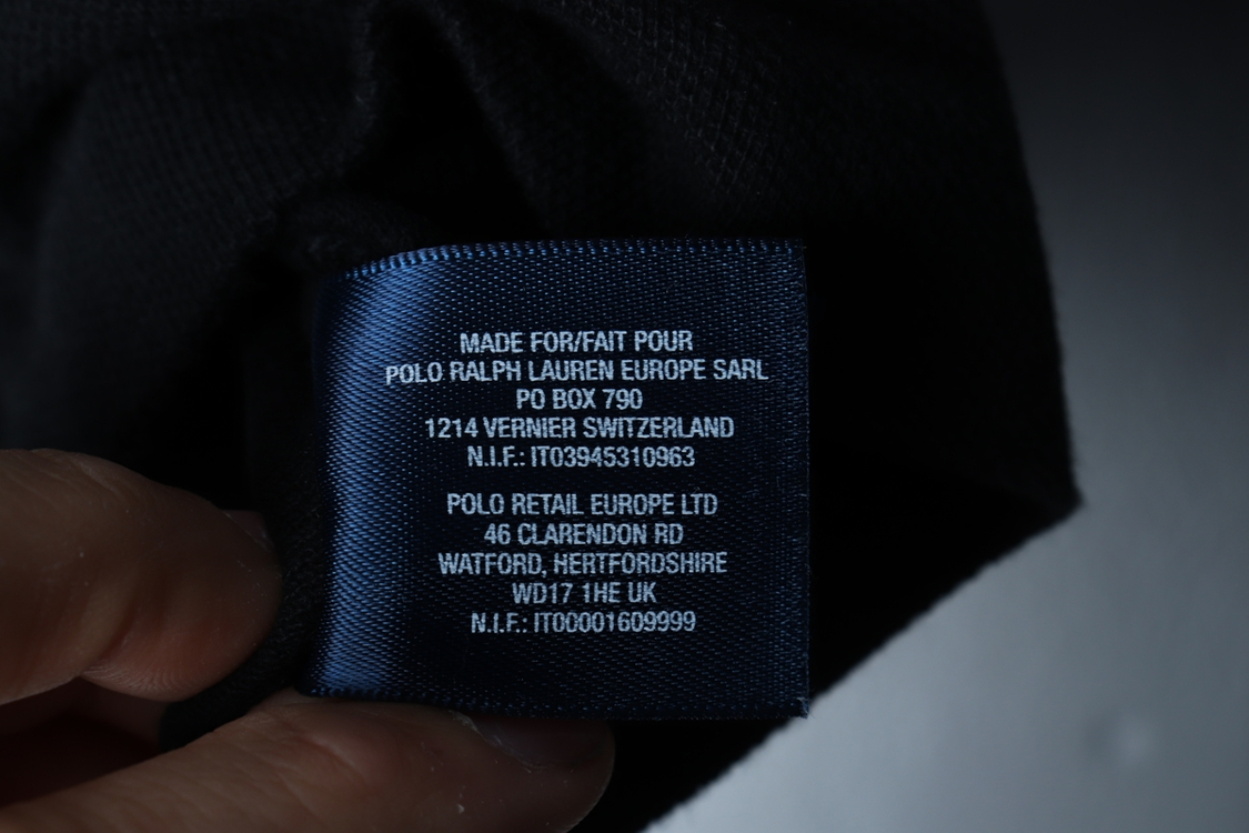 (F) 폴로 랄프로렌 니트 가디건 블랙 레드포니 면--6