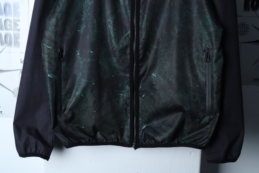 (L-XL) 자라 집업 바람막이 점퍼자켓 정글 프린팅--3