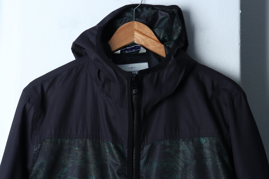 (L-XL) 자라 집업 바람막이 점퍼자켓 정글 프린팅--2