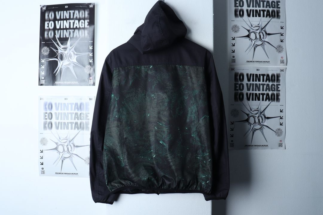 (L-XL) 자라 집업 바람막이 점퍼자켓 정글 프린팅--4