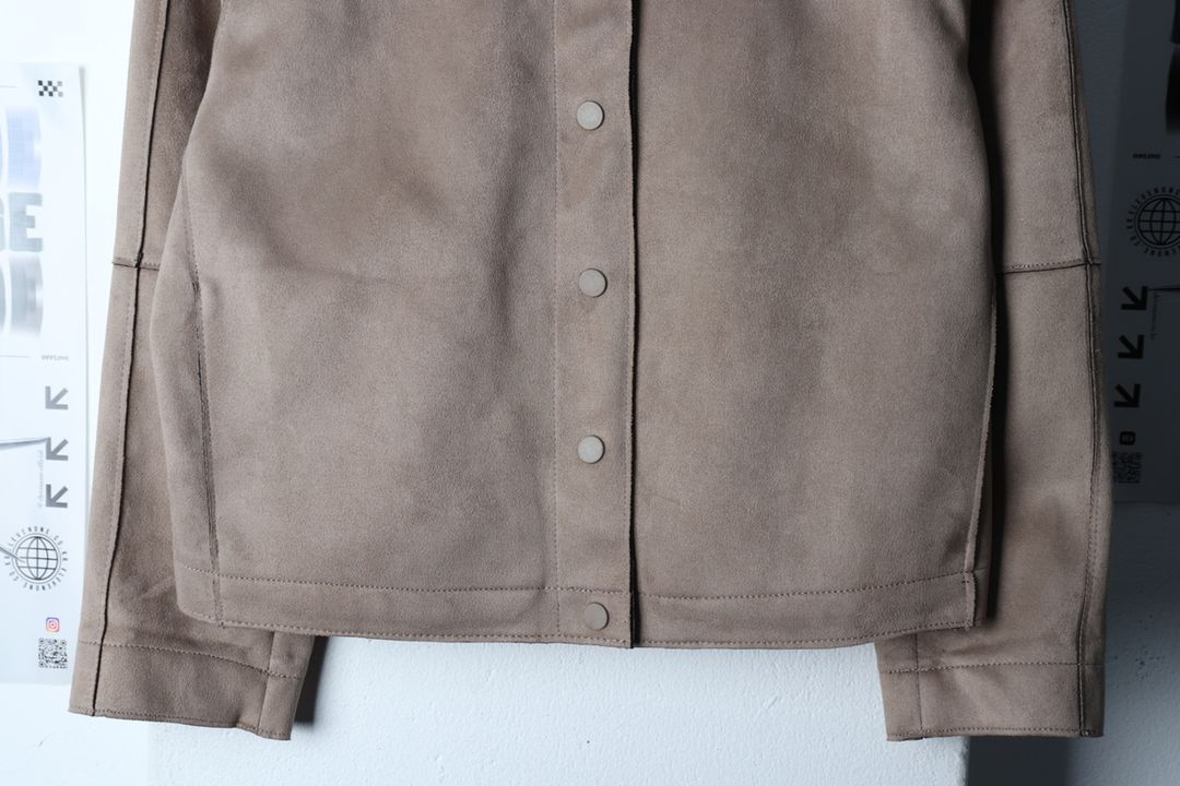 W(L) 자라 집업 바람막이 점퍼자켓 스웨이드 블루종--3