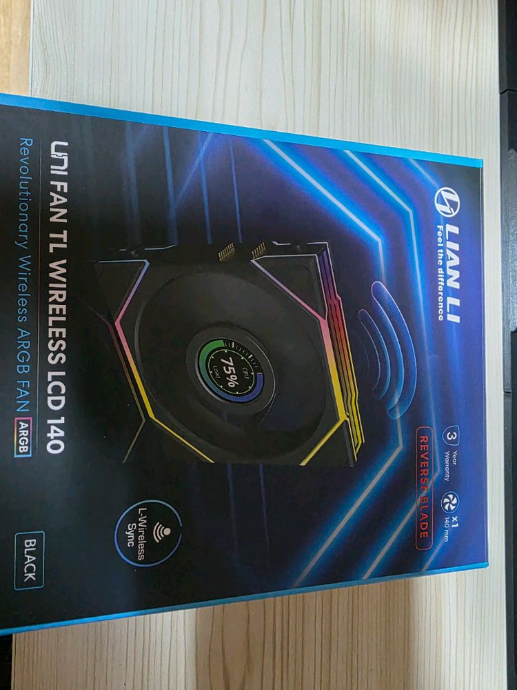 리안리 UNI FAN SL-INF 140 RGB 리버스 판매합니다--1