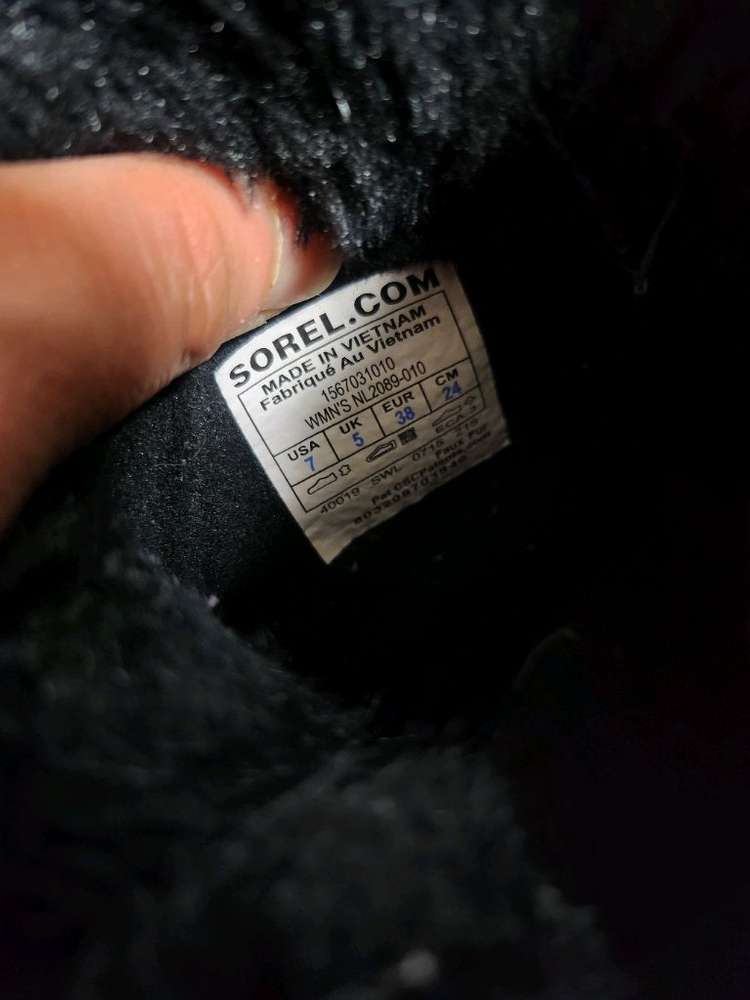 소렐 여성 방한 부츠 블랙 240 이미지