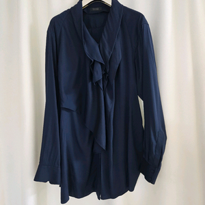 타임 실크 프릴 블라우스