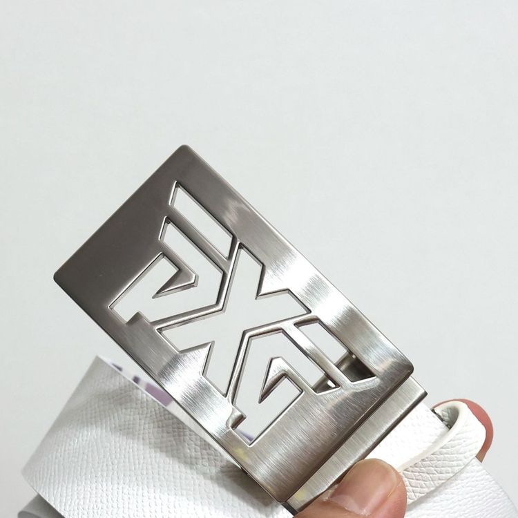 PXG 화이트 남성 골프벨트 이미지