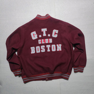 빈티지 80s 톰슨가젤 레터맨 울 바시티 자켓