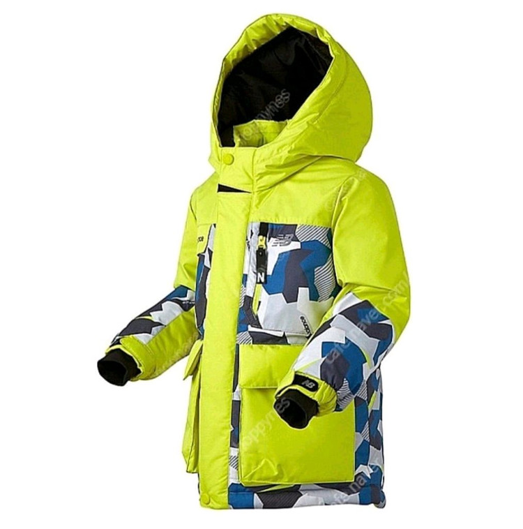 쿨거래시 9만9천택포! 새제품 뉴발란스 키즈 스키점퍼, 썰매점퍼 사이즈 블루110, 그린155--4