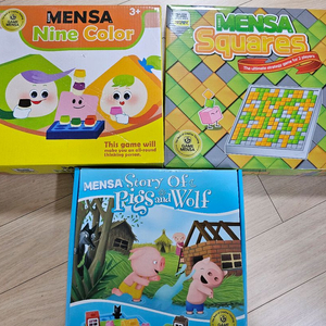 아기돼지삼형제등 멘사 보드게임3종
