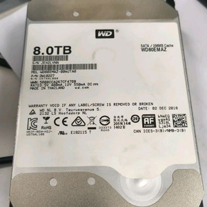 wd 8TB 화이트라벨 hdd(wd80emaz)-재할당된 섹터있음